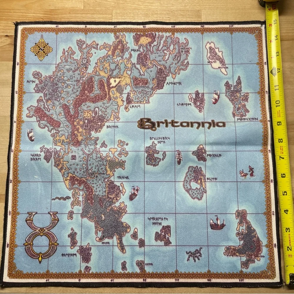 1997 Cloth Ultima Online Map
